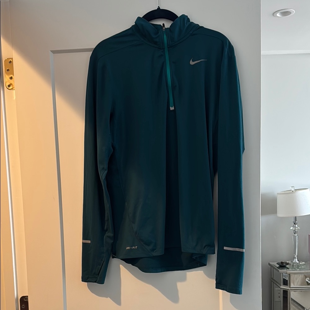 Nike Green Long Sleeve Performance Tee